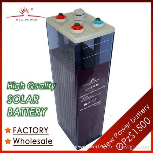 2V1500ah Opzs Lead Acid Battery for Solar System (OPzS1500)